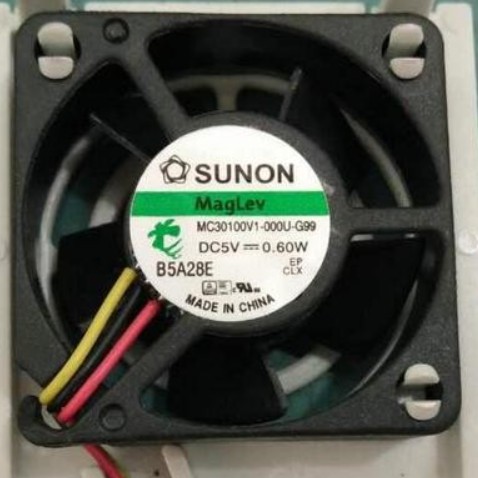 Original SUNON MC30100V1-000U-G99 Cooling Fan DC 5V 0.6W 3wires MC30100V1-000U-G99 Fans